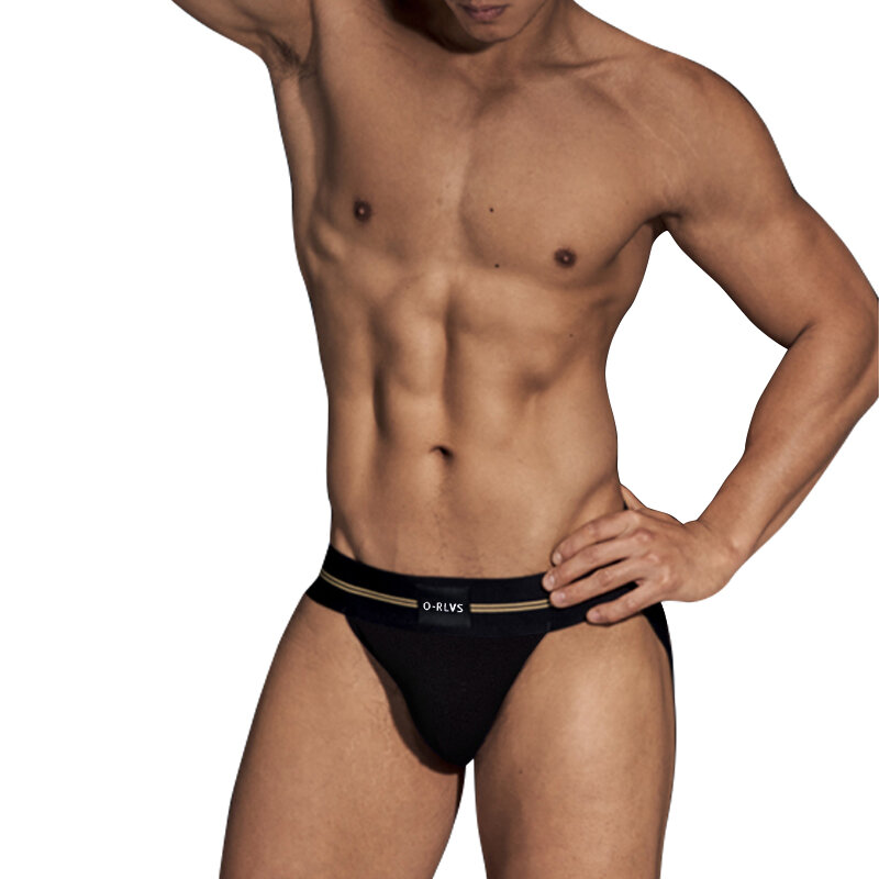 2021 Men's Underwear Modal Men's Briefs Sexy Underwear Gay Comfortable Men's Panties Sissy Bikini High Fork Soft Swimming Trunks