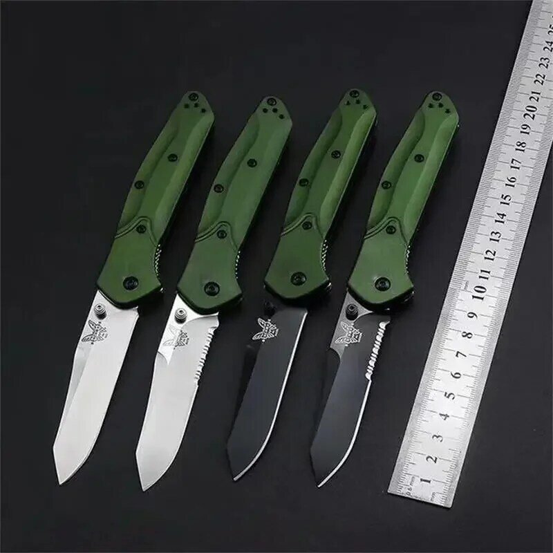 Mango de aluminio BENCHMADE 940 Osborne cuchillo plegable para exteriores, cuchillos de bolsillo multifuncionales de autodefensa