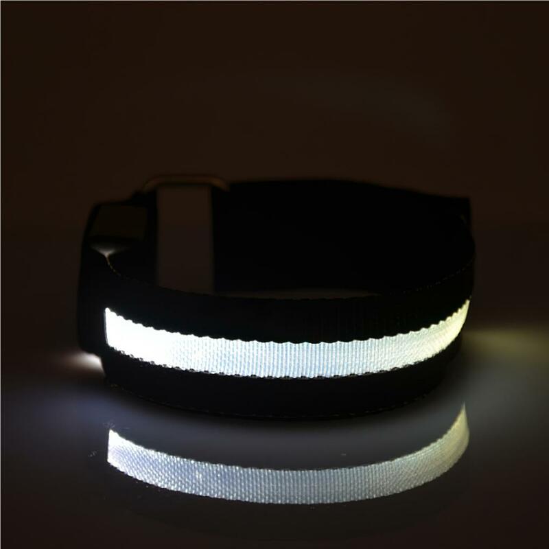 Sports Wristband Luminous LED Armband Multi-color Warning Light Band