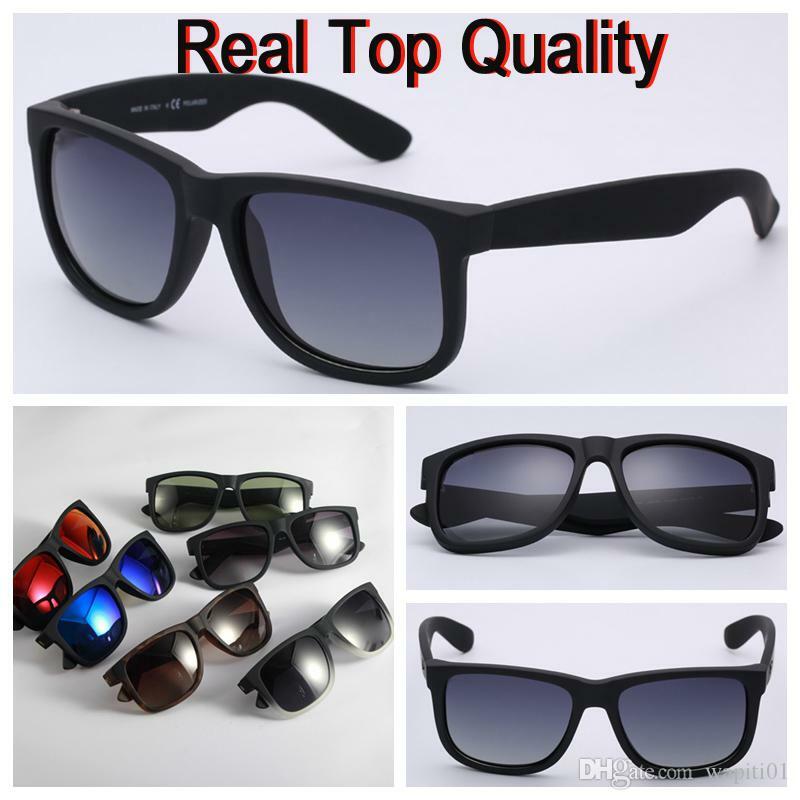 نظارات جاستن 4165 عالية الجودة ، نظارات شمسية بإطار من النايلون للرجال والنساء ، نظارات شمسية مع حافظة جلدية