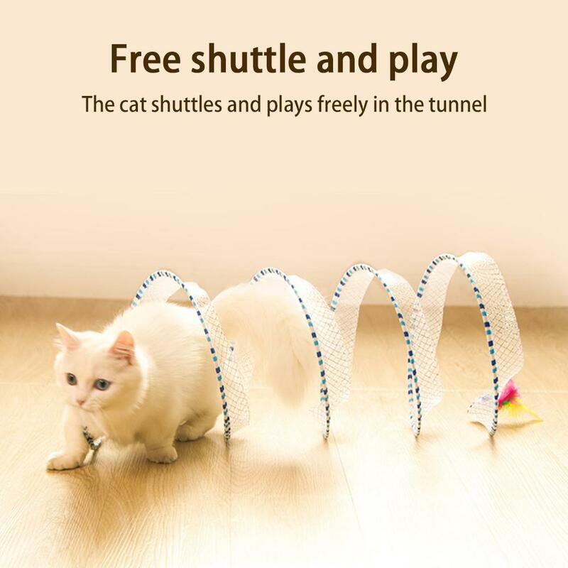แมวของเล่นเมาส์รูปร่างลูกแมวแมวเล่นอุโมงค์ Funny Cat Stick Mouse อุปกรณ์จำลองเมาส์แมวอุปกรณ์เสริม