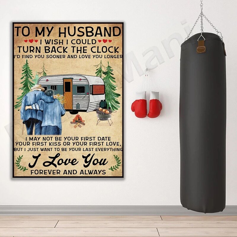 Per mio marito Poster, Poster di san valentino, Poster di marito e moglie, regalo per coppia, regalo per lui