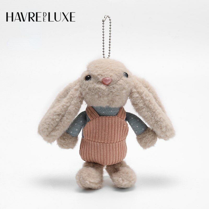 Bolsa de adorno de conejo japonés, muñeco colgante de conejito, llavero feo y lindo de alta calidad, muñeca Linda para niñas, compra individual