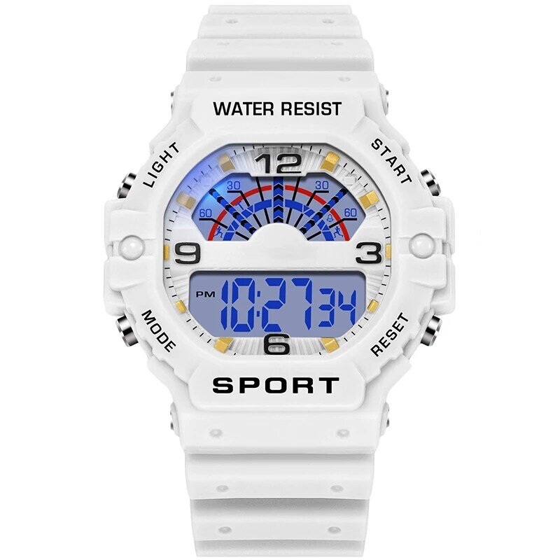 SYNOKE-reloj deportivo Digital para hombre y mujer, pulsera electrónica resistente al agua, estilo militar, 2023