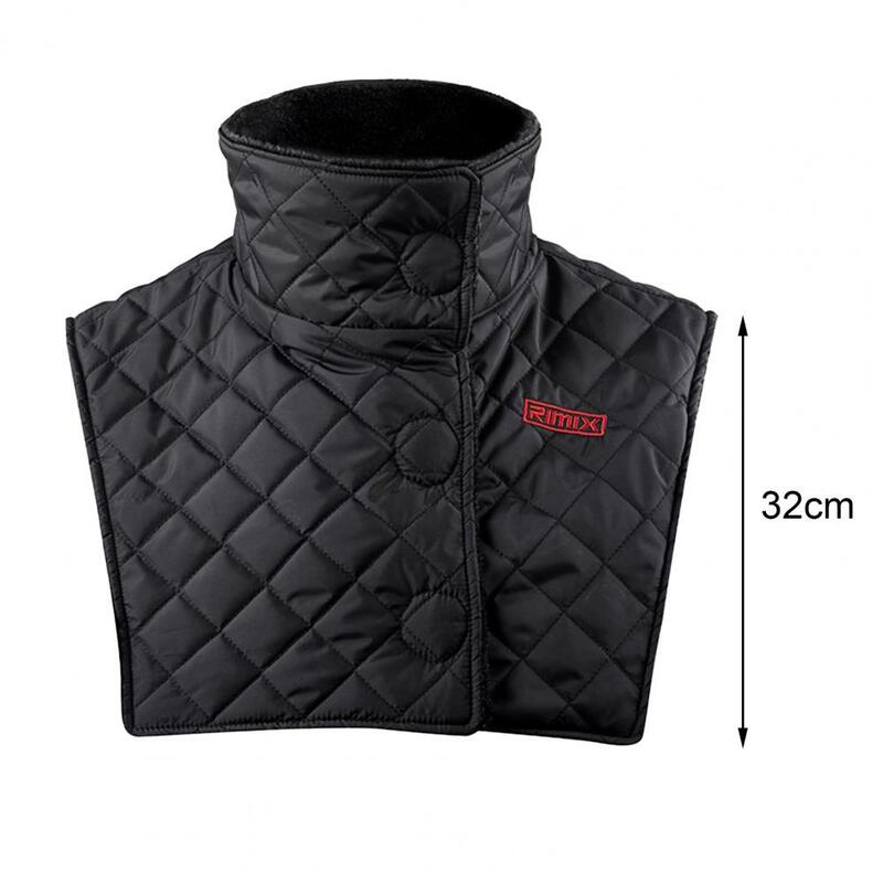 Universal secagem rápida equitação pescoço protetor inverno quente cachecol bib poliéster prendedor tipo