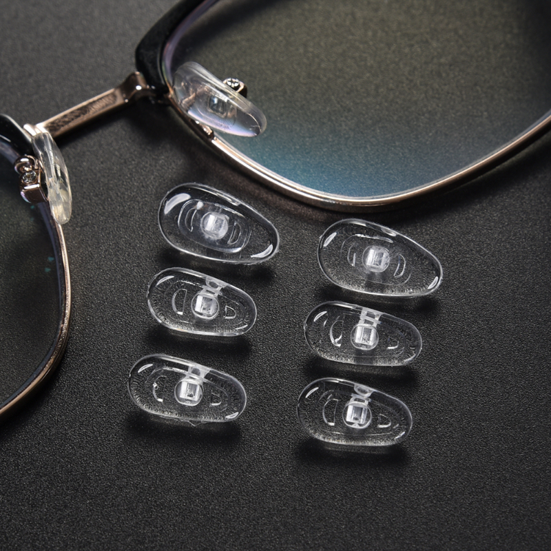 코 브래킷 안경 패드, 미끄럼 방지, 편안한 실리콘 안경 코 패드, 실리콘 지지, 미끄럼 방지, 20 쌍