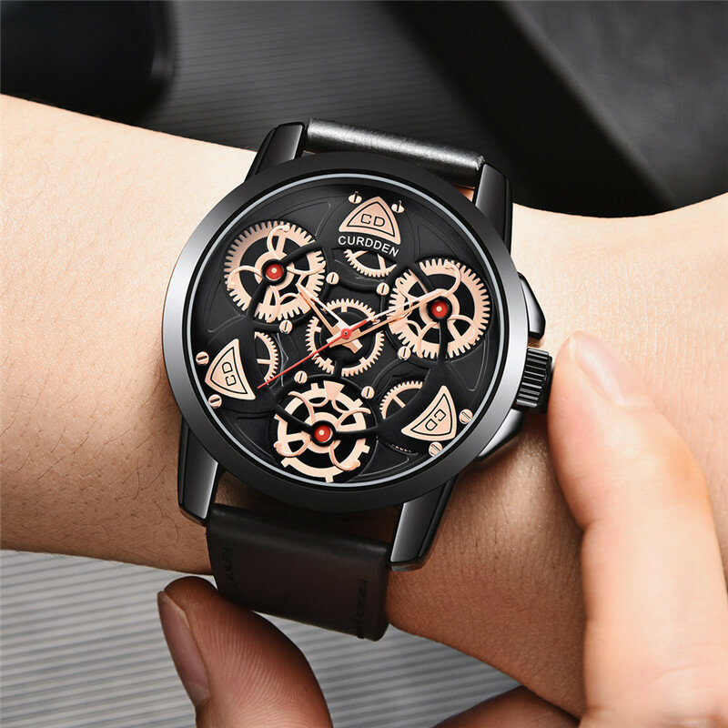 Luxury Brand Men's Watches Men New Fashion Casual Leather Strap Analog Quartz Watch Male Clock Relogio Masculino Drop Shipping
