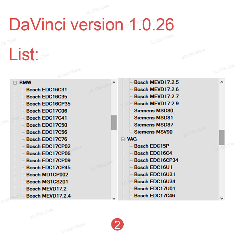 DaVinci รุ่น1.0.26 Multifunction DPF EGR DTC V1.0.26เครื่องมือ Keygen GOLD Edition Professional รถซอฟต์แวร์ Chiptuning Remapping