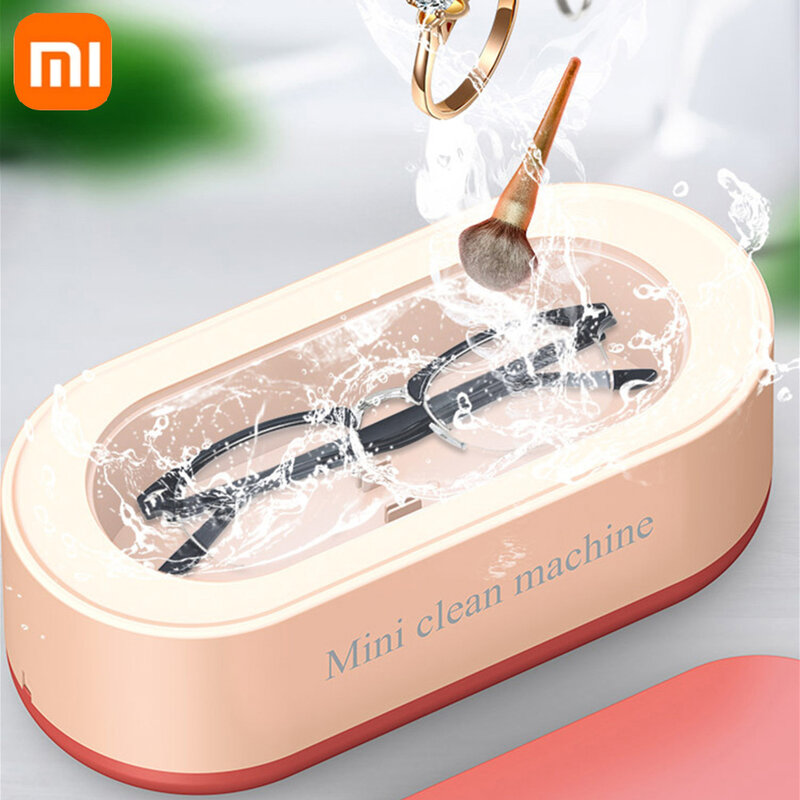 Xiaomi 300ml vibração lavagem máquina de limpeza ultra-sônica alta freqüência lavagem jóias óculos relógio pequeno anel limpo
