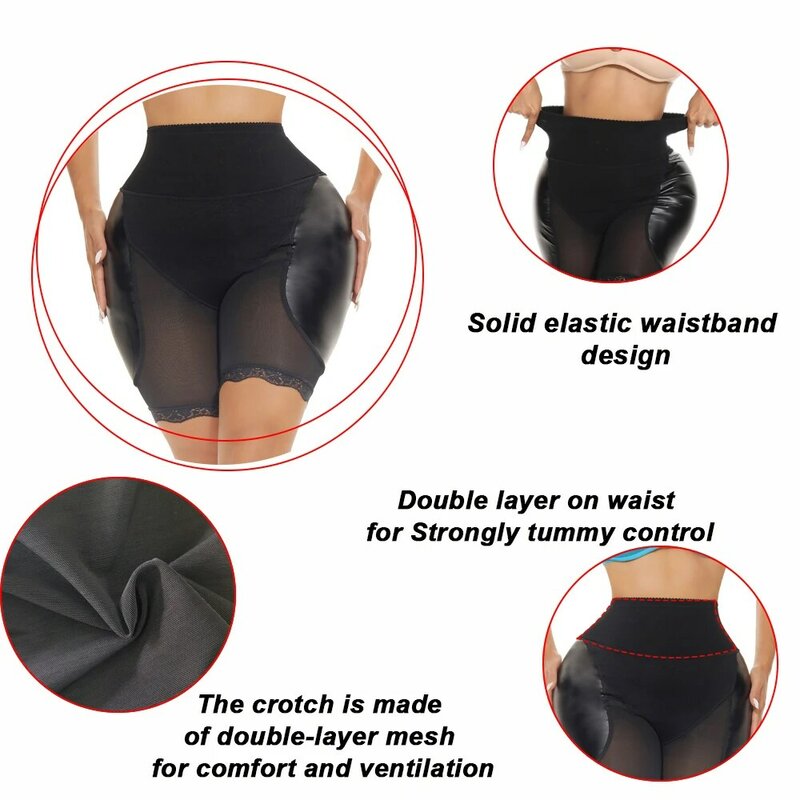 LANFEI Women Butt Lifter Control Panties Midel Waist Body Shaper Hip Enhancer Push Up Big Fake Ass Sexy Mesh Body Shapewear