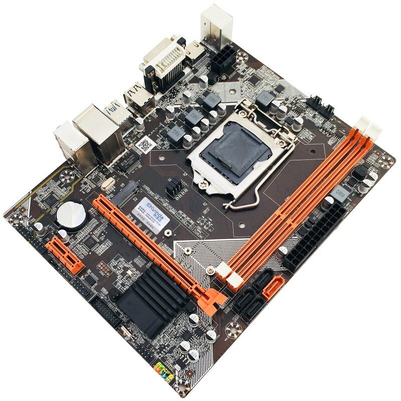 ENVINDA B75 M-ATX E3 DDR3 Motherboard Para Intel LGA 1155 i3 i5 i7 1333/1600MHz 16GB SATA3.0 USB3.0 PCI-E VGA HDMI JOGO LGA1155