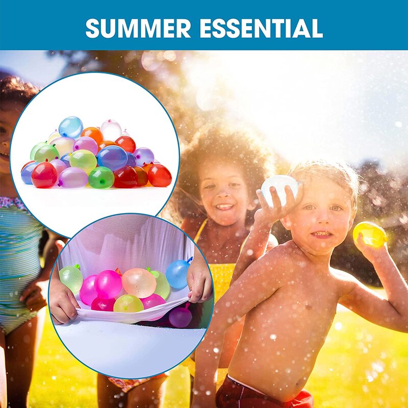 Bombas de agua rápidas para niños, globos de njección, juguetes de fiesta en la playa de verano, juego de natación, 111-2220 piezas