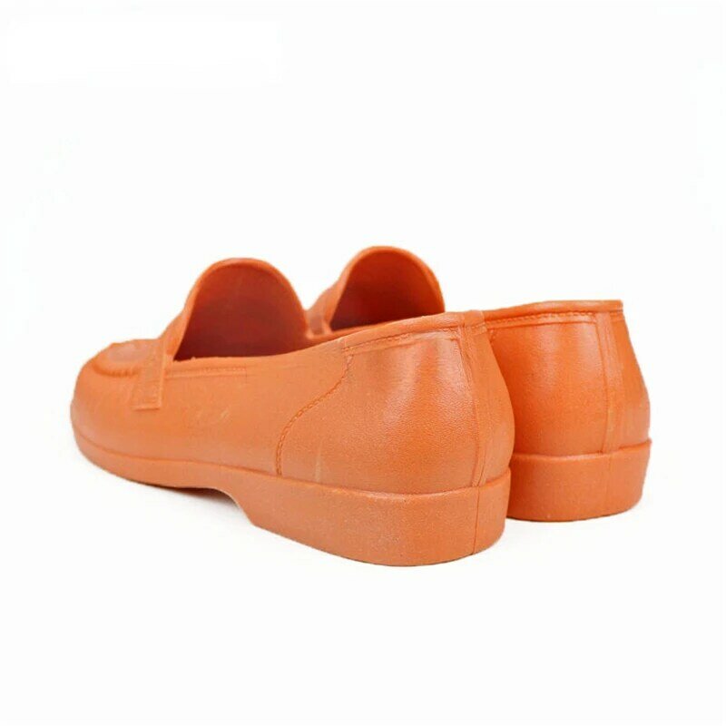Short Sunny Rain Shoes Female Construction Site Thickened PVC Spring and Autumn Rain Boots Antiskid Labor Water Shoes 36-40