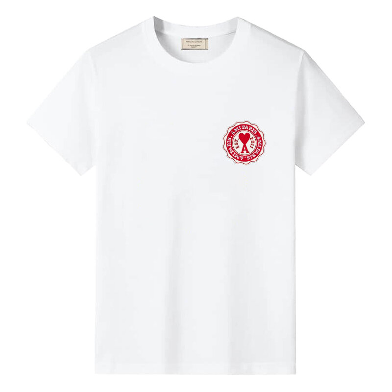 Camiseta de algodón para hombres y mujeres, camiseta de lujo para parejas, camiseta gráfica de manga corta para amantes de alta calidad, camiseta nueva de marca de verano 2023