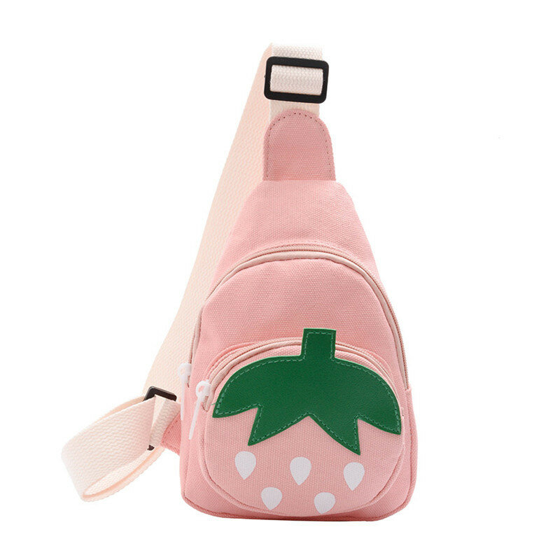 Children's Bag 2022 Autumn New Messenger Bag Cute Strawberry Mini Chest Bag Foreign Style Baby Boy and Girl Coin Purse