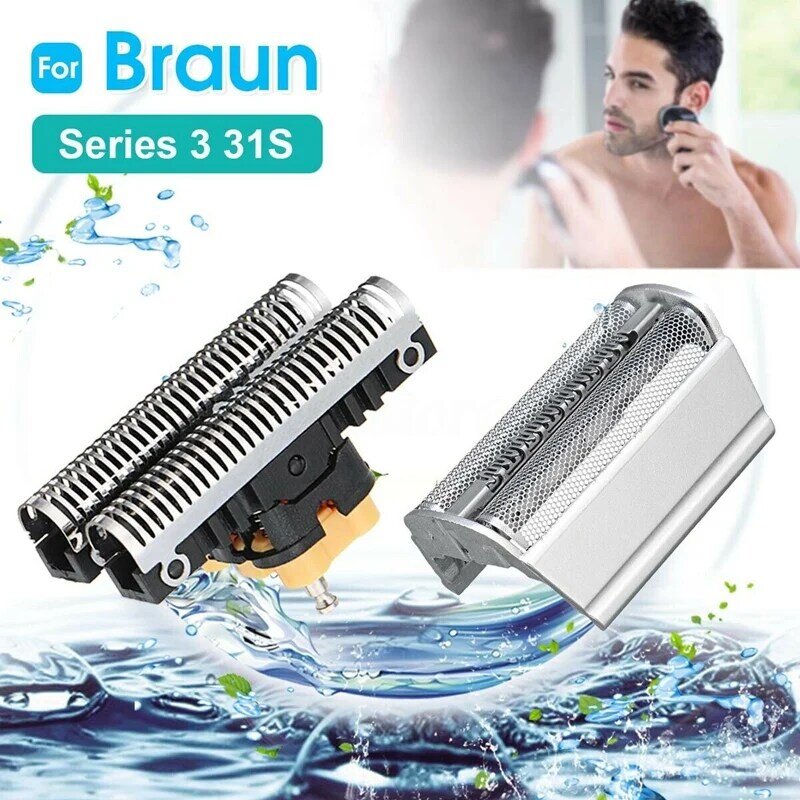 Cabezal de cuchilla de corte Combi para afeitadora Braun 31S 31B 5000 6000 Serie 3, gran oferta