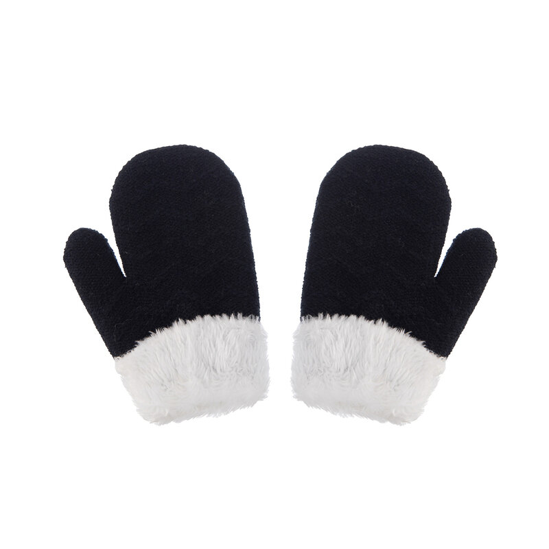 0-3 Years Old Mittens For Children Winter Warm Baby Gloves Kids Mittens Wool Knitted Rope Full Finger Boys Girls Accessories