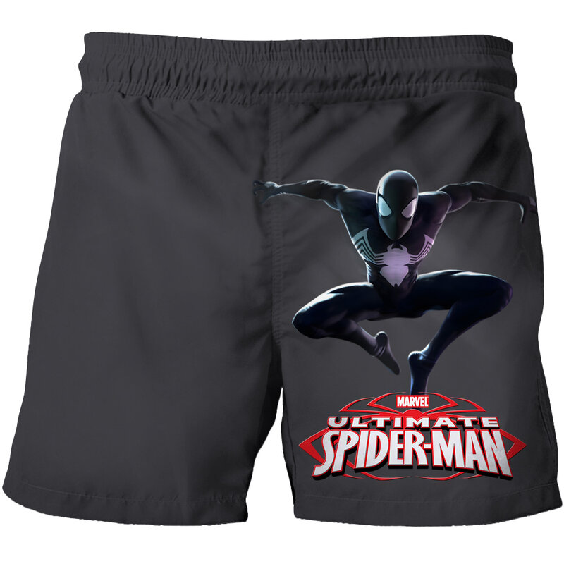 Marvel Superhero Captain America Hulk Spiderman Celana Pendek Anak-anak Laki-laki Perempuan Celana Pendek Kasual Cocok untuk Pergi Pantai Celana Pendek Anak-anak