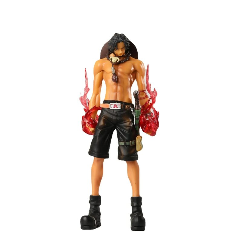 26CM Action Figures One Piece Portgas D Ace Battle Fire Toys Japan Anime Collectible Figurines PVC Model Toy for Kid Figurine