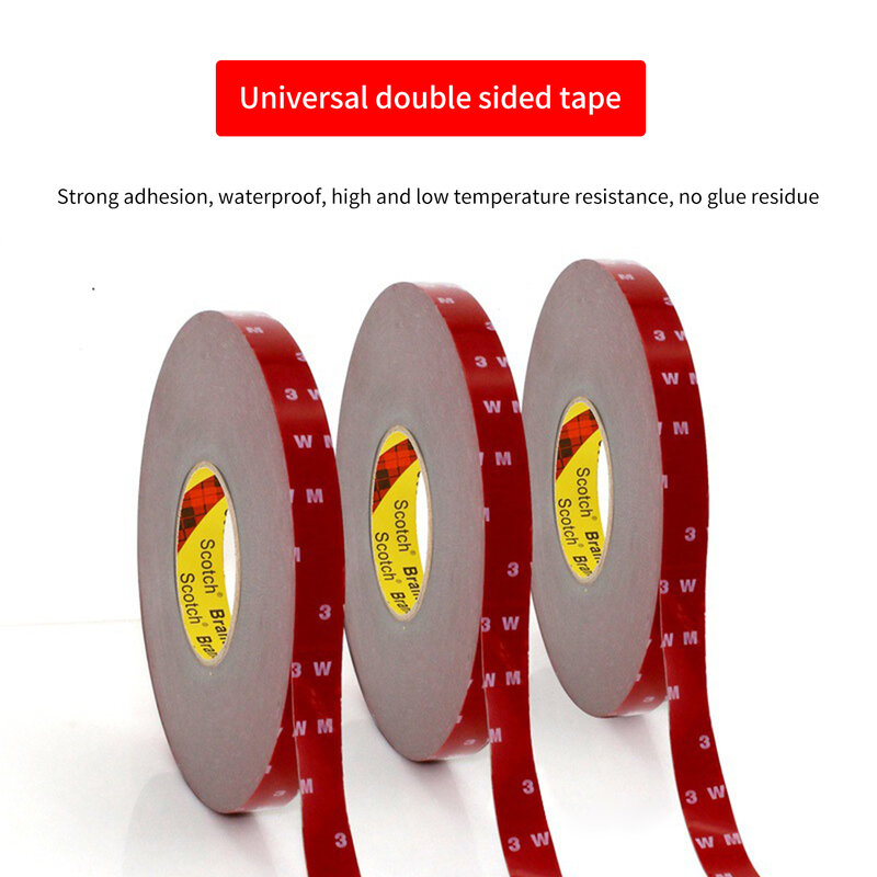 0.8mm Thickness Double Side Adhesive Double Side Foam Tape Waterproof Adhesive Tape For Mounting Fixing Pad Sticky