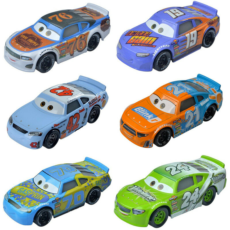 Disney Pixar Cars 2 3 Lightning McQueen Jackson Storm Ramirez Mater 1:55 Alloy Pixar รถโลหะตายหล่อรถของเล่นสำหรับของขวัญเด็ก