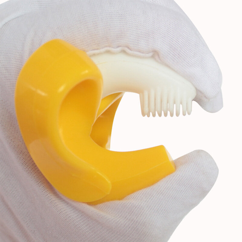 Brosse à dents en Silicone sans BPA en forme de banane pour bébés, anneau de dentition sûr, jouets à mâcher, pour enfants, à mâcher