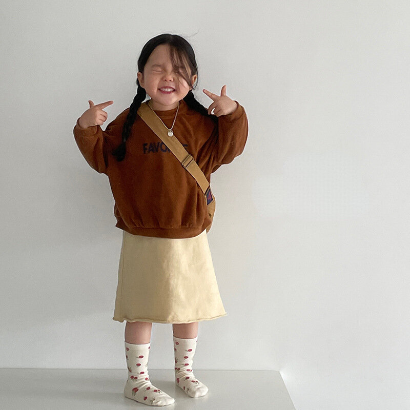 RiniKinda – chaussettes en coton pour enfants, douces et mignonnes, à rayures, pour bébés garçons et filles, style coréen décontracté, collection automne 2022