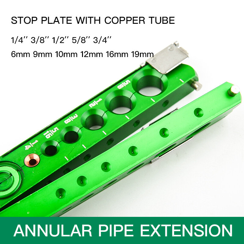 Copper Pipe Flare Tool Set, Ar Condicionado Pipe Flaring Tool, Metric Reamer, Flare Tubo Expander, DSZH ST-R806FT-L