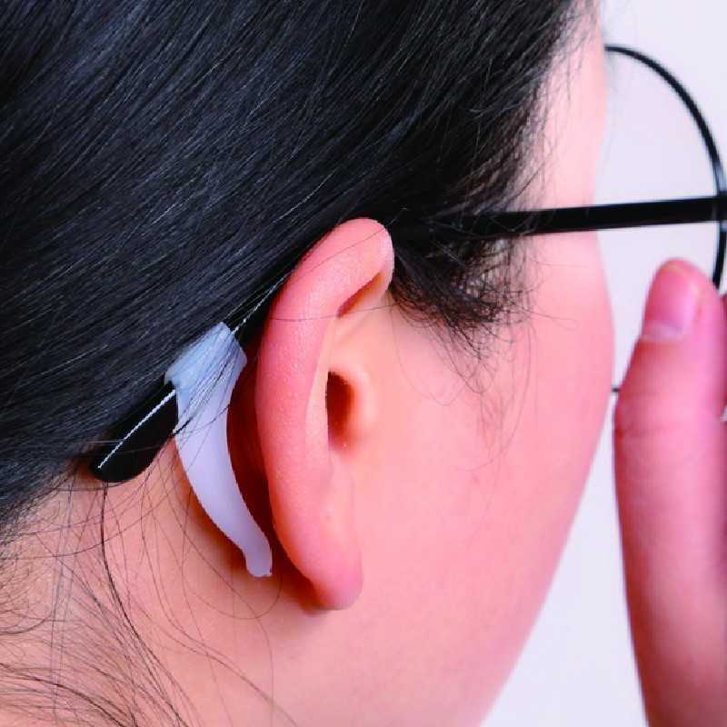 10pairs Silicone Anti-slip Ear Hook for Glasses Elastic Grip Temple Tip Stoppers Holder Eyeglasses Grip Eyewear Retainer Holders