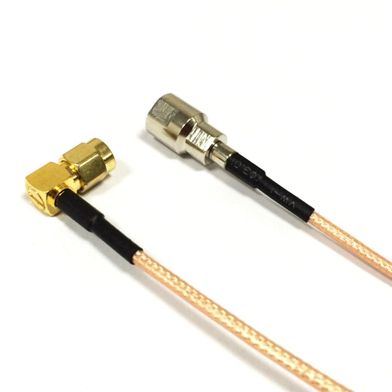 New Modem Cable RP-SMA Plug Right Angle To FME Male Connector RG316 15CM 6inch Adapter Pigtail