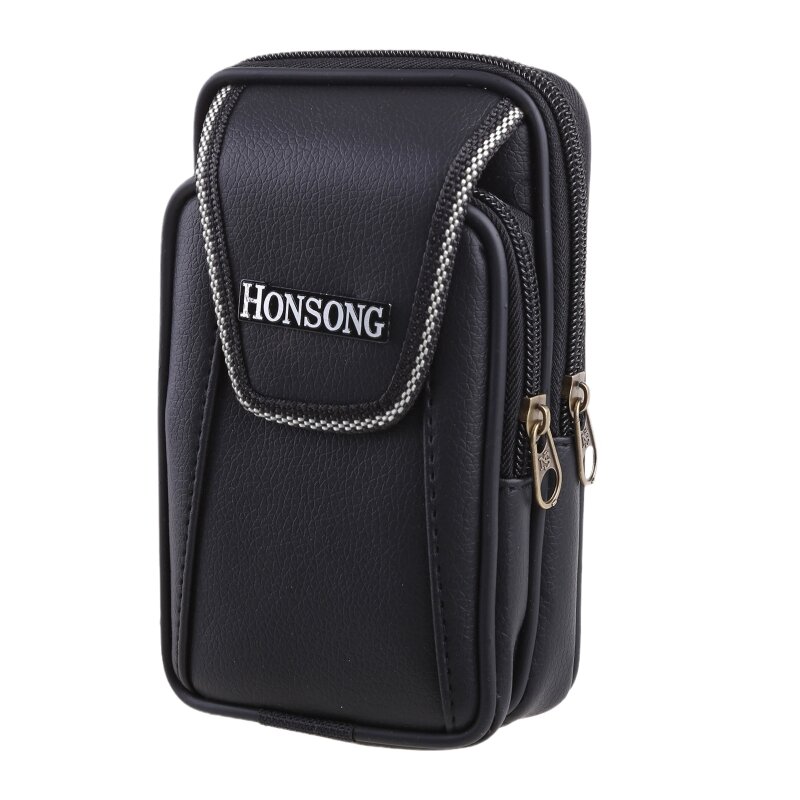 Vintage Men Waist Fanny Pack Belt Bag Multi-FunctionPhone Pouch Travel Hip Hanging Purse Outdoor Small Wallet