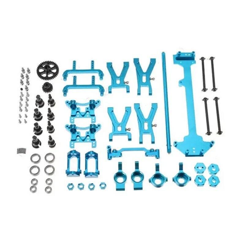 19pcs/Set Metal Upgrade Accessories Swing Arm Steering Cup Gear For WLtoys 1/18 A949 A959 A969 A979 K929 RC Car Parts