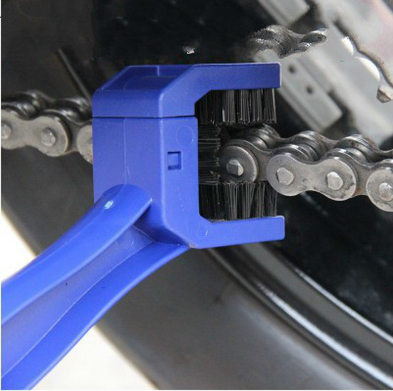 Double-Head Chain Clean Brush Motorcycle Bicycle Gear Chains Cleaning Outdoor Cycling Gear Grunge Brush Tools Accessories