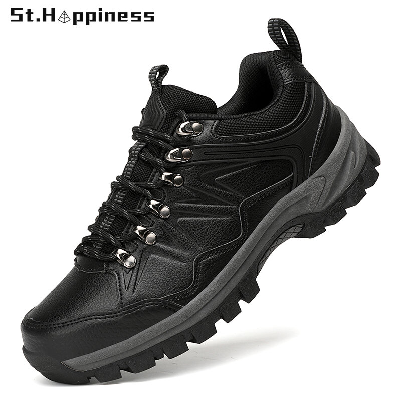 Chaussures de marche imperméables et antidérapantes pour hommes, souliers de randonnée, d'extérieur, grande taille, à la mode, nouveau, 2022