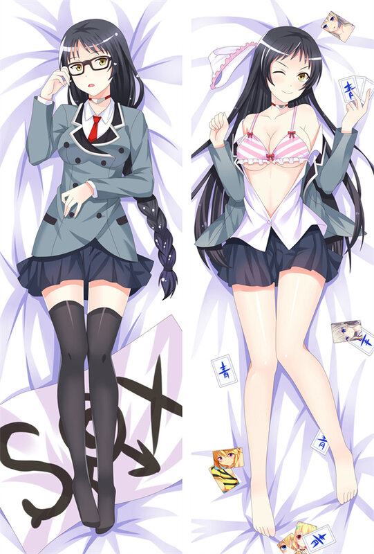 Anime depois de toda a minha juventude comédia romântica é errado dakimakura fronha abraçando corpo otaku waifu decoração da cama