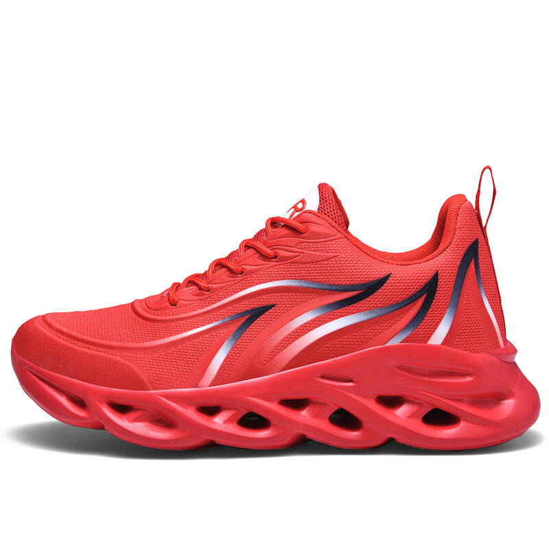 2022 flame masculino impresso tênis voando tecer sapatos esportivos confortáveis tênis de corrida ao ar livre sapatos de treinamento atlético