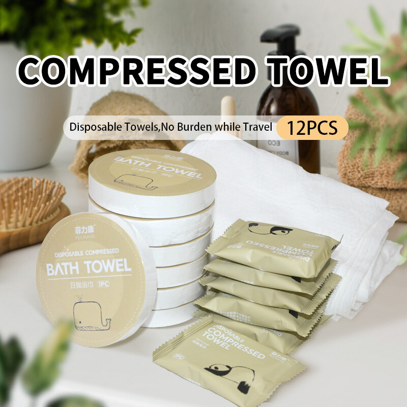 70 × 100cm 30 × 55cm 100 sztuk jednorazowe podróży ręcznik z mikrofibry skompresowane duże bawełniane ręczniki kąpielowe włókniny ręczniki łazienka