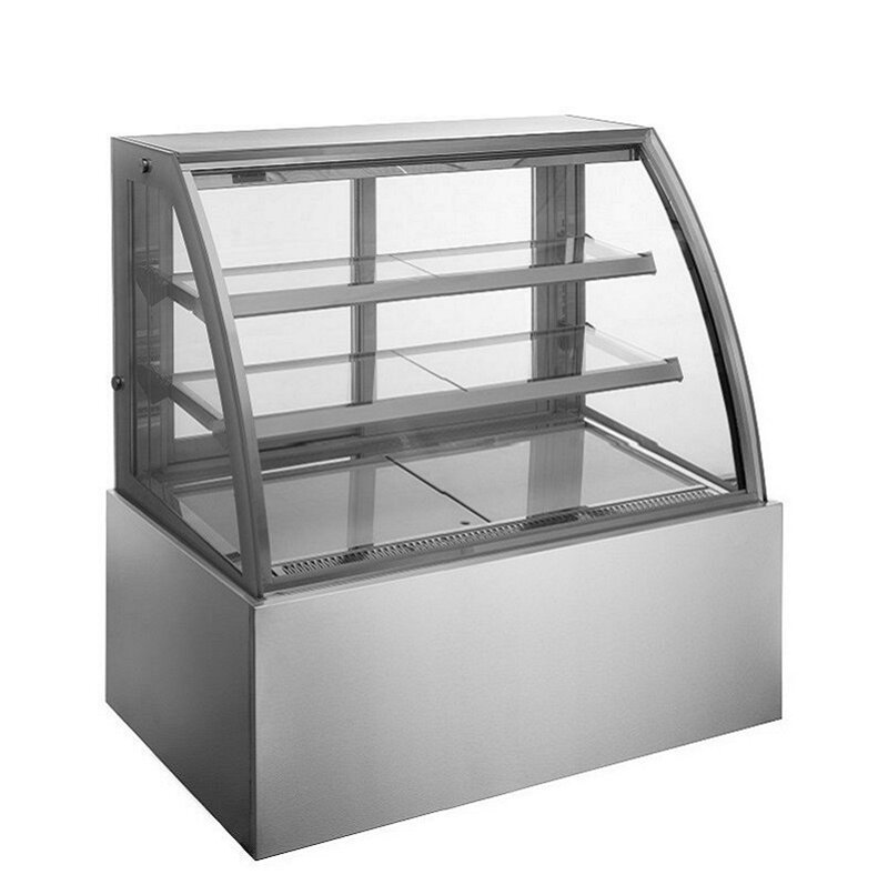 Free Standing Desert Showcase Pastry Chiller Commercial Refrigerator Cake Display Counter  display cabinet
