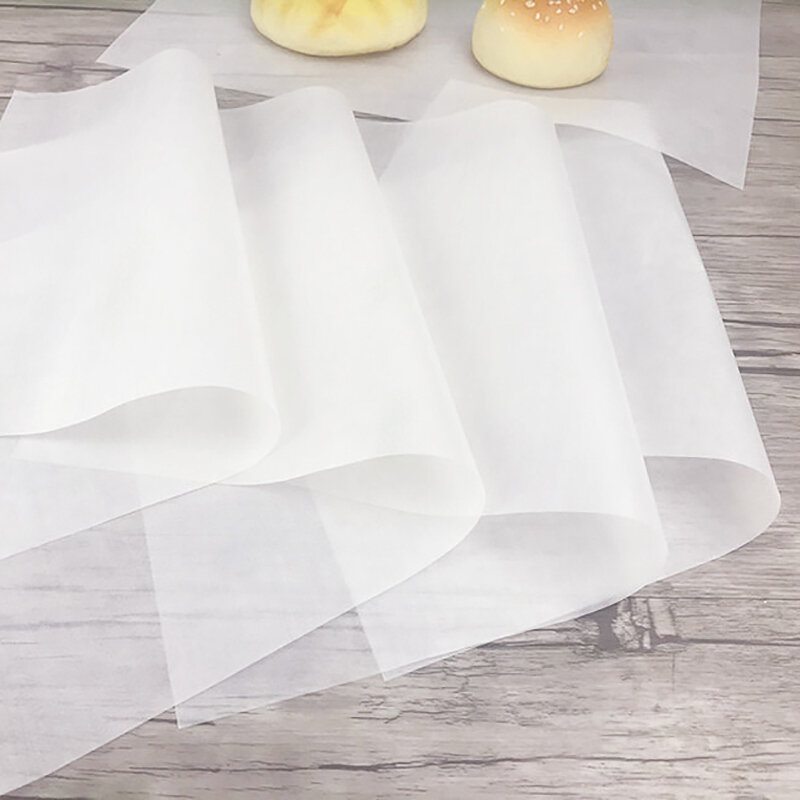 500 Pcs 23X33CM Parchment Paper Roll Oven Baking Greaseproof Sheets Waxed Cooking Greaseproof