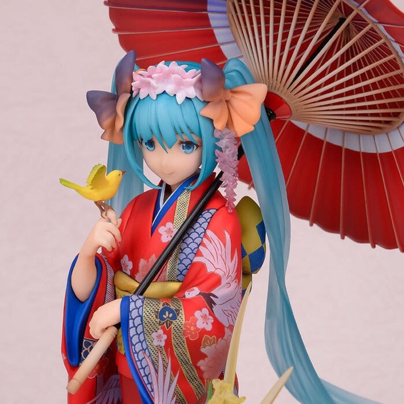 Hatsune miku kimono kleur kleding handgemaakt tweedimensionale animatie randapparaat model decoratie verjaardagscadeau chassis