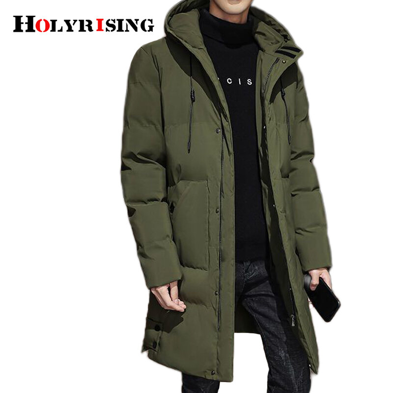 M-8XL tamanho masculino inverno parka masculino casual longo jaqueta moda masculina grosso casaco aquecido casacos de algodão casacos quentes nz127