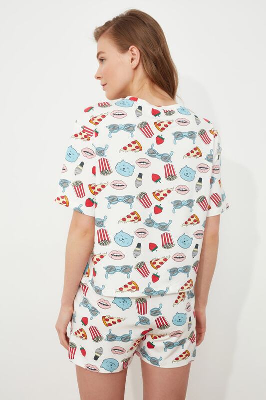 Комплект трикотажная пижама с рисунком THMSS21PT0614