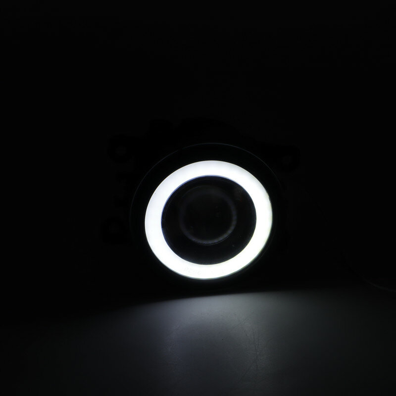 1 زوج LED الضباب ضوء الملاك العين النهار تشغيل أضواء لسوزوكي جيمني 2018 2019 2020 JB43 جيمني 1998-2017 الأبيض