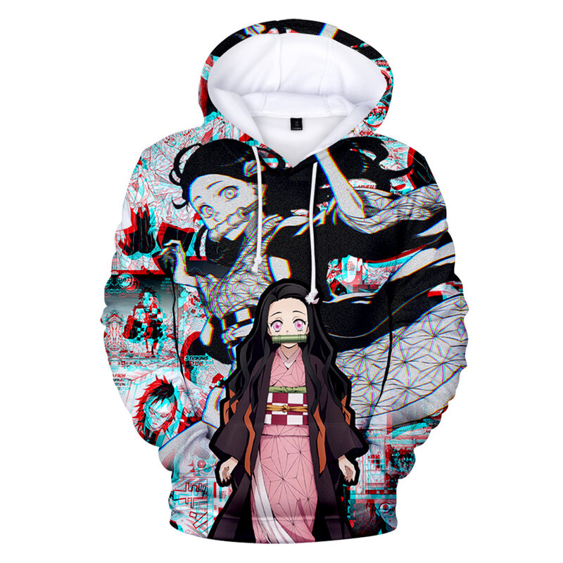 2022 lâmina fantasma menino menina 3d impresso hoodie homem mulher popular moletom outono inverno demônio slayer hoodie oversized