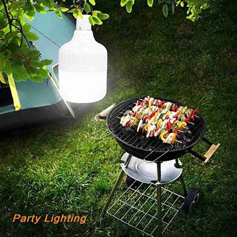 3 modalità luci di emergenza a LED portatili lampada da campeggio esterna ricaricabile USB lampada da giardino portatile lanterne per barbecue torcia