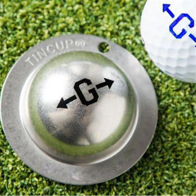 Multifuctional inoxidável Golf Ball Line Liner Marcador Modelo Alinhamento Ferramenta Outdoor Sports Golf Equipment