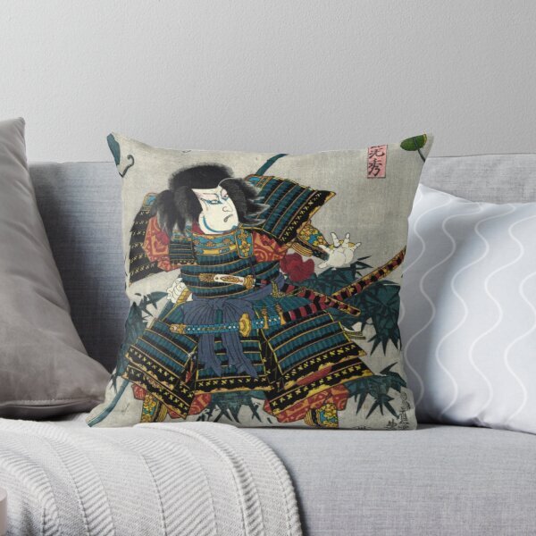 Kunisada Utagawa Hashiba Hisakichi C nadruk poszewka na poduszkę Anime talia poduszka do sypialni poduszki ślubne nie obejmują