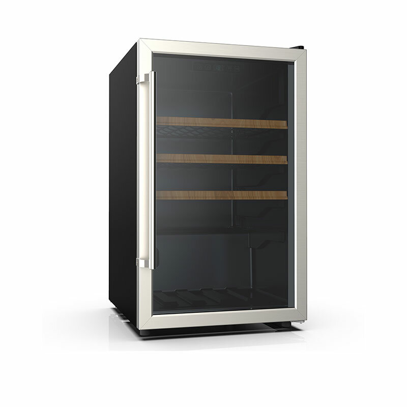Refrigerador de vidro da porta da barra transparente do armário de exibição do refrigerador