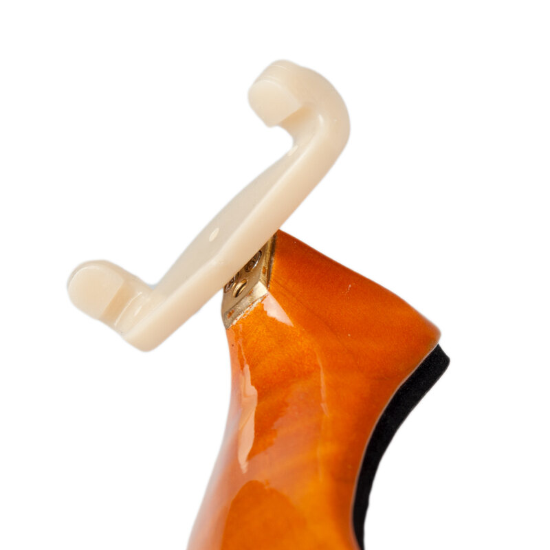 Violino ombro resto ajustável para 4/4 3/4 violino ombro resto plástico 3/4 4/4 violino acessórios cor laranja