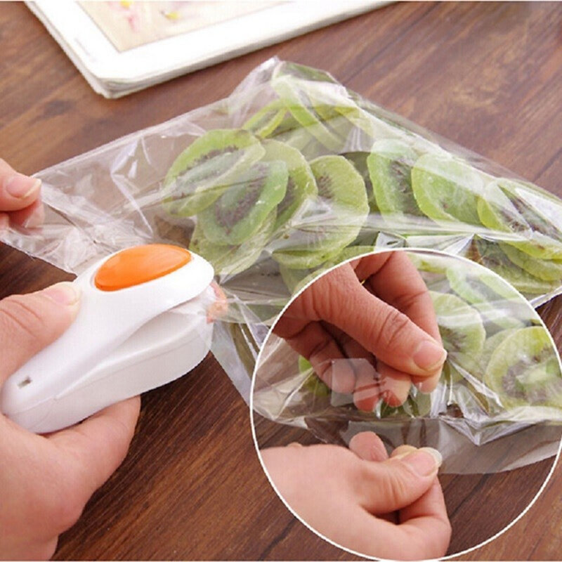 1 Pcs Mini Bag Sealer Keuken Gereedschap Huishoudelijk Gereedschap Hand Gehouden Sealer Voedsel Afdichting Warmte Sluitmachine Verpakking Plastic Zak sealer